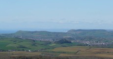 View from Eggardon towards Golden Cap